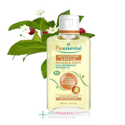 Puressentiel Articulations & Muscles Huile de Massage BIO 200 ml