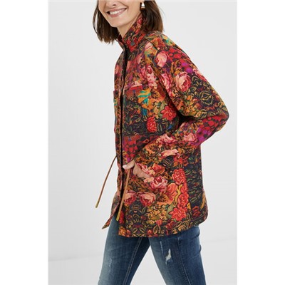 Parka recta floral