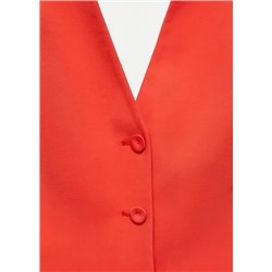 Chaleco traje botones