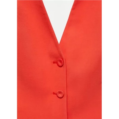 Chaleco traje botones