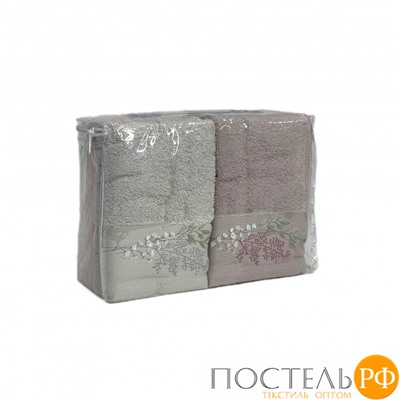 Полотенеце Карвен Elit 50*90 6шт.махра с вышивкой H 7000 SOGUT