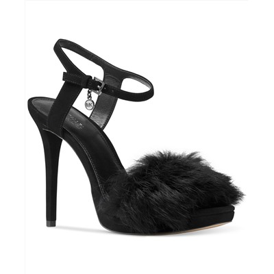 MICHAEL Michael Kors Faye Embellished Evening Sandals