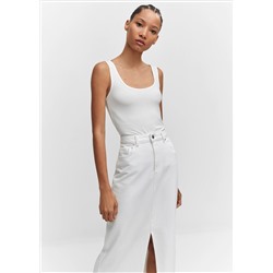 Top tirantes cuello escotado