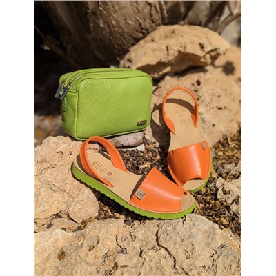 AB.ZAPATOS · 3201 naranja+Pelle 21-20 (370) manzana
