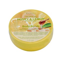 Скраб для тела с лимоном и медом для сияния кожи от Scentio 220 гр / Scentio Tropical Honey&Lemon Brightening Body Scrub 220g