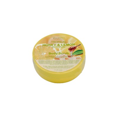 Скраб для тела с лимоном и медом для сияния кожи от Scentio 220 гр / Scentio Tropical Honey&Lemon Brightening Body Scrub 220g