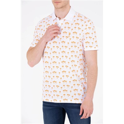 Erkek Turuncu Polo Yaka Tişört