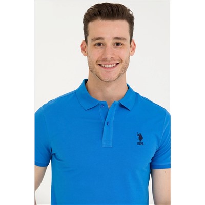 Erkek Saks Basic Polo Yaka Tişört