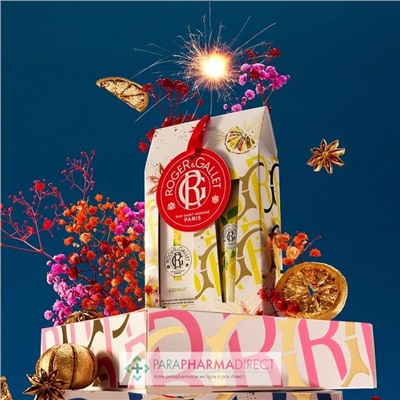 Roger & Gallet - Coffret Noël Bienfaisant Cédrat (Eau Parfumée 30ml + Crème Mains 30ml)