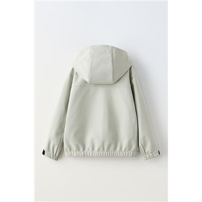WATER-REPELLENT TECHNICAL HOODED JACKET