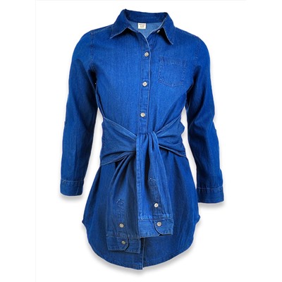 WALLFLOWER GIRLS’ SLEEVE BELT DRESS