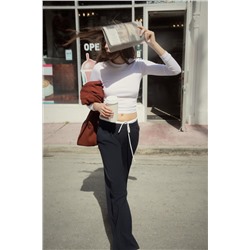 WIDE-LEG TROUSERS WITH DOUBLE WAISTBAND