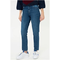 Kadın Koyu Mavi Jean Pantolon