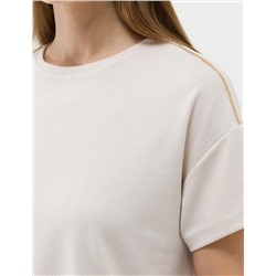 Krem Regular Fit Tişört