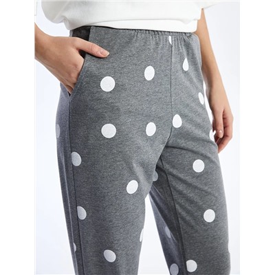 LC Waikiki Beli Lastikli Puantiyeli Kadın Jogger Pijama Alt, LCW DREAM                                            
                                            Beli Lastikli Puantiyeli Kadın Jogger Pijama Alt