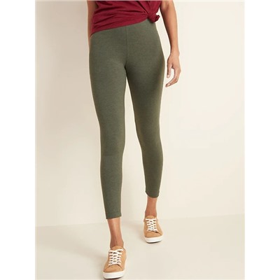 High-Waisted Jersey Leggings for Women