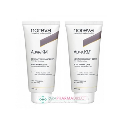 Noreva Alpha KM Soin Raffermissant Corps Anti-Âge 2x200ml