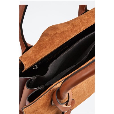 Bolso de piel Trip Camel