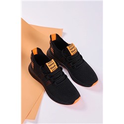 Tonny Black Unisex Siyah Turuncu Spor Ayakkabı Tbıdl TBIDL-0