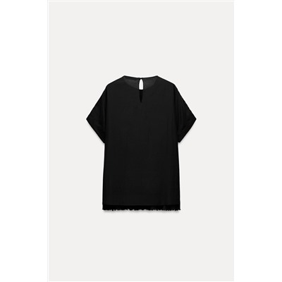 ZW COLLECTION FRAYED RUFFLE TOP