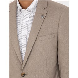 Açık Kahverengi Ekstra Slim Fit Spor Ceket