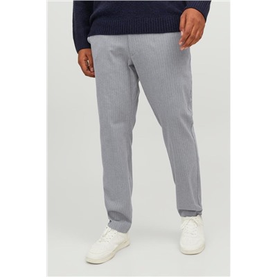 Pantalón recto Gris claro jaspeado