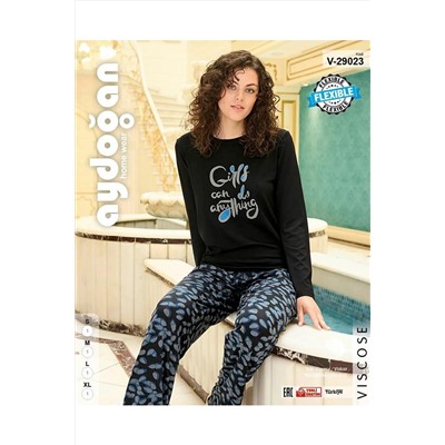 Aydoğan Kadın Viskon Pijama Takımı CVNK9058