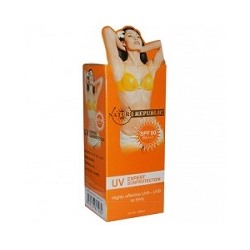 Солнцезащитный крем для тела SPF80 от Nature Republic  180 ml/Nature Republic UV expert  180 ml