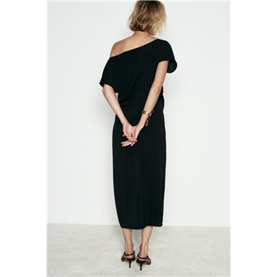 VESTIDO FLUIDO PLIEGUES