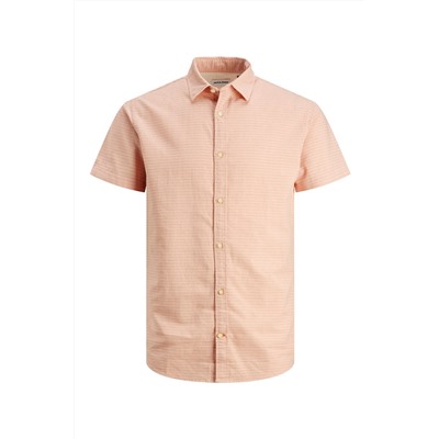 Camisa regular fit Salmón