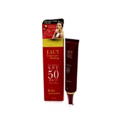 Солнцезащитный омолаживающий крем-лосьон для лица для лица Gemstone SPF50PA+++ с турмалином от Facy 30 мл / Facy Gemstone facial water base sunscreen SPF50PA+++ 30 ml