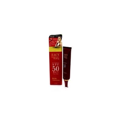 Солнцезащитный омолаживающий крем-лосьон для лица для лица Gemstone SPF50PA+++ с турмалином от Facy 30 мл / Facy Gemstone facial water base sunscreen SPF50PA+++ 30 ml