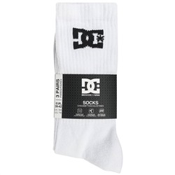 DC Shoes Sport Crew Unisex Socken 3 Paar weiß DC-01 CREW