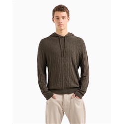 ASV Fabric Button Up Hooded Sweater
