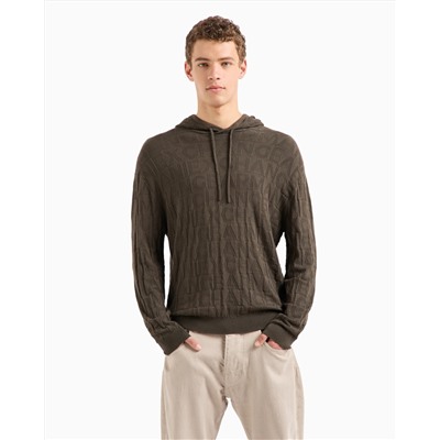 ASV Fabric Button Up Hooded Sweater