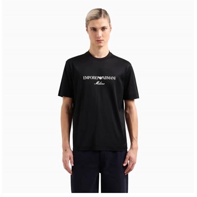 Мужская футболка с вышитым логотипом на груди, экспорт  ❤️ Empori*o Arman*i