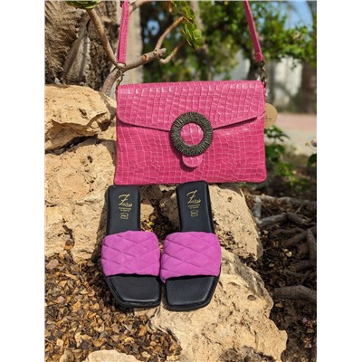 Ab.Zapatos 3420 BENEDETTO+PELLE 1603 FUXIA АКЦИЯ