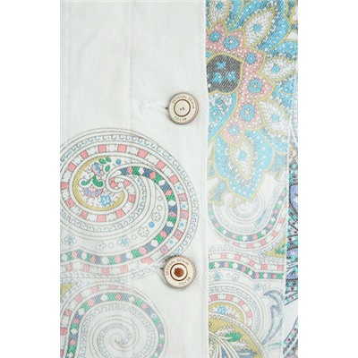 Chaqueta vaquera slim paisley