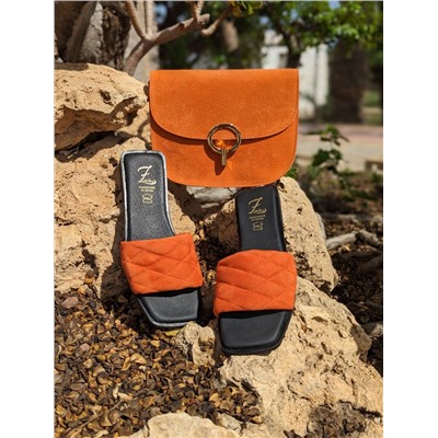 Ab.Zapatos 3420 MANDARINA+AB.Z PELLE Djuli ser (410) naranja АКЦИЯ