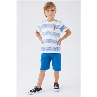 Erkek Çocuk Kobalt Mavi Pijama Takımı