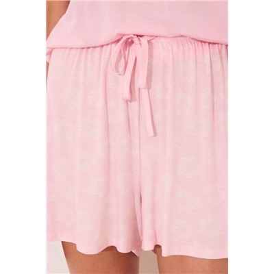 Pijama corto rosa Lilo y Stitch