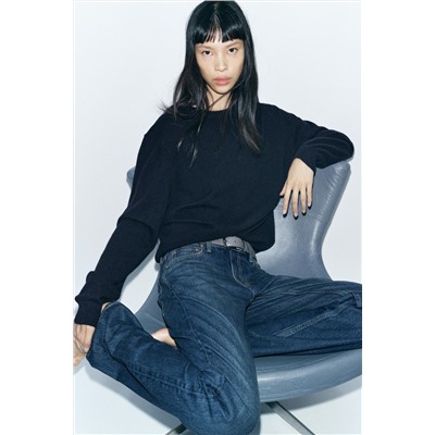 ZW COLLECTION STRAIGHT LOW-RISE JEANS