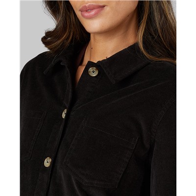 WOMEN'S CORDUROY SHIRT JACKET