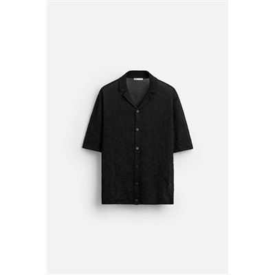 CAMISA PUNTO EFECTO ARRUGADO