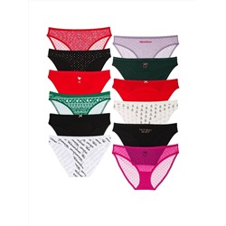 12-Pack Bikini Panties Holiday Advent Calendar