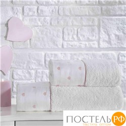 H2S688PEM Набор полотенец Tivolyo Home TIAMO розовый 2 предмета