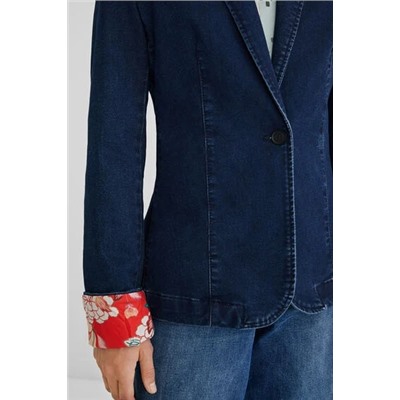 Blazer slim vaquera