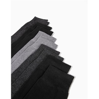 5 calcetines, Hombre, Gris oscuro