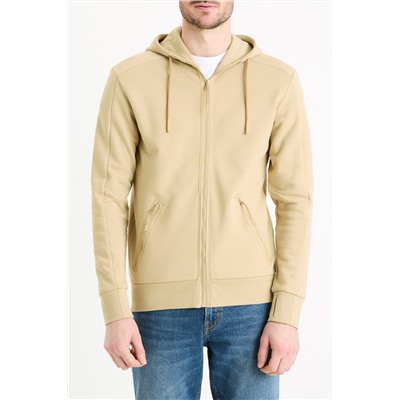 Sudadera con capucha - Beige