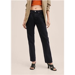 Vaqueros rectos tiro bajo -  Mujer | MANGO OUTLET España